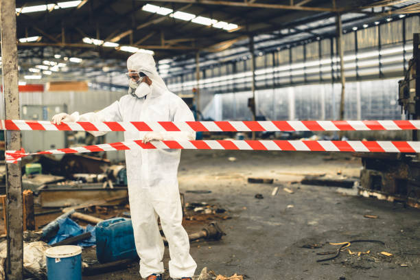 Professional Trauma Scene Cleanup technician working in Fairmount, GA